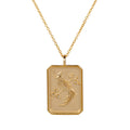 14kt Yellow Gold Mahjong 1 Bam Bird Pendant Necklace | Fine Mahjong Jewelry