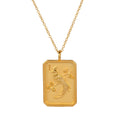 14kt Gold-Plated Mahjong 1 Bam Bird Pendant Necklace