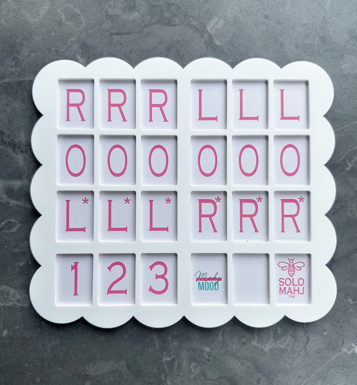 Mahj Mood X SOLOMAHJ Pink Collab Board (Clover/Small Size)
