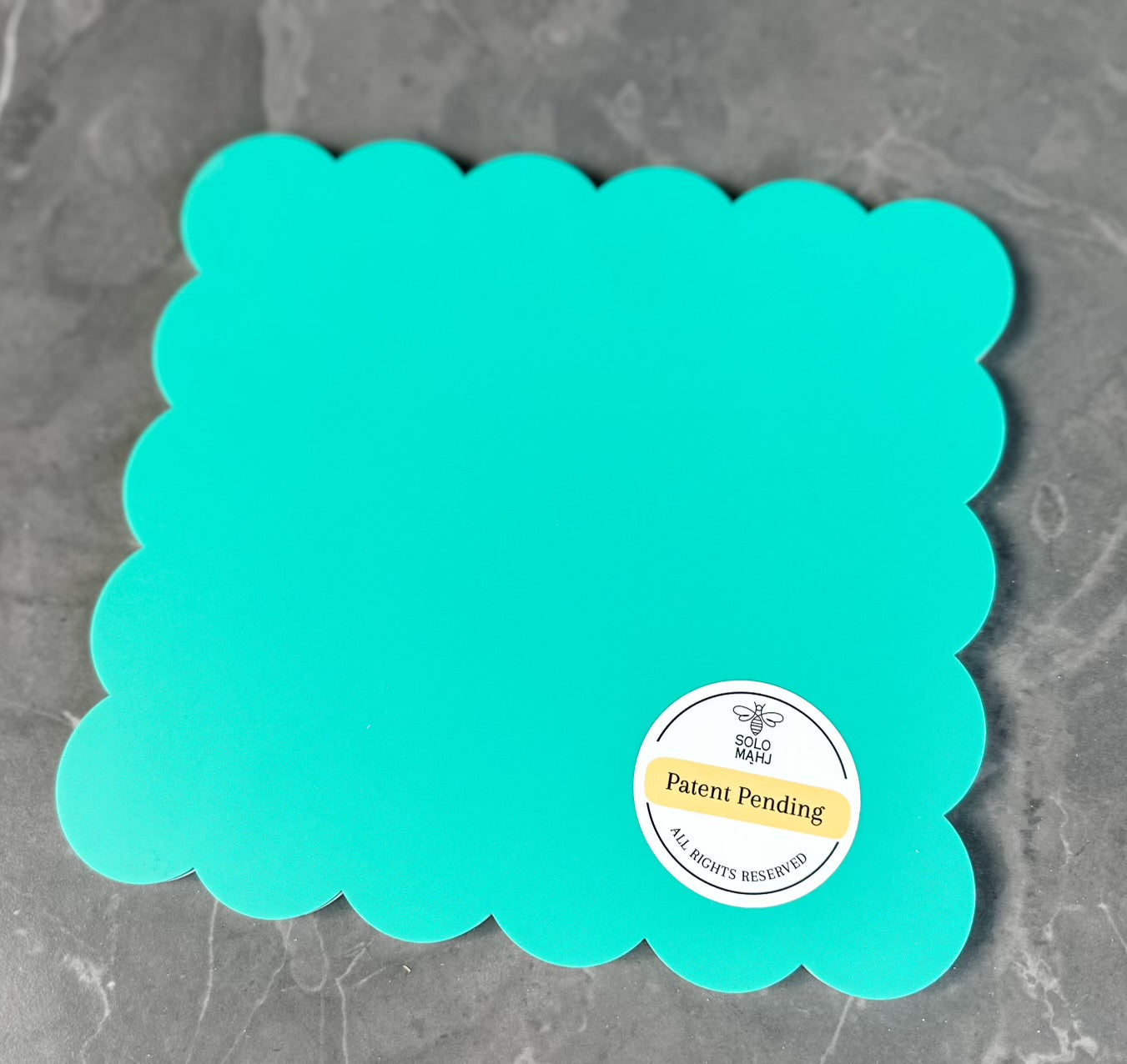 Mahj Mood X SOLOMAHJ Teal Collab Board (Poppy/Large Size)