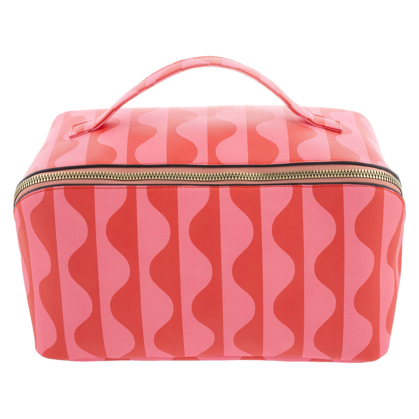Jumbo Zip Tile Bag: Pink Waves