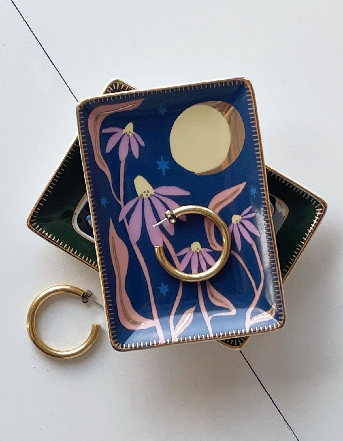 Fleur Porcelain Dice Dish