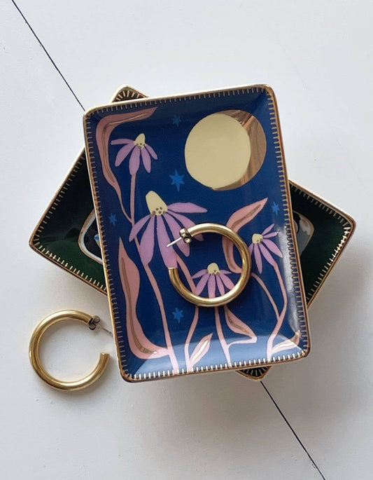 Fleur Porcelain Dice Dish