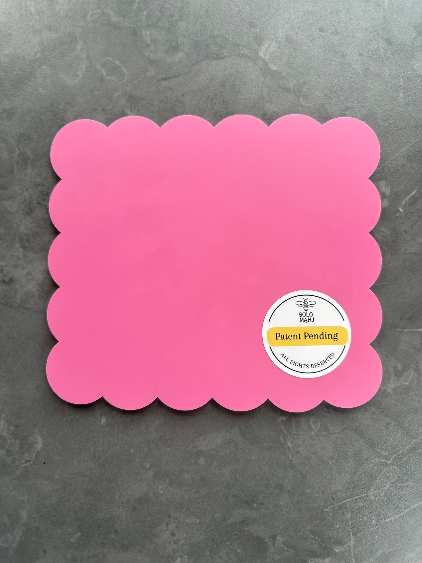 Mahj Mood X SOLOMAHJ Pink Collab Board (Clover/Small Size)