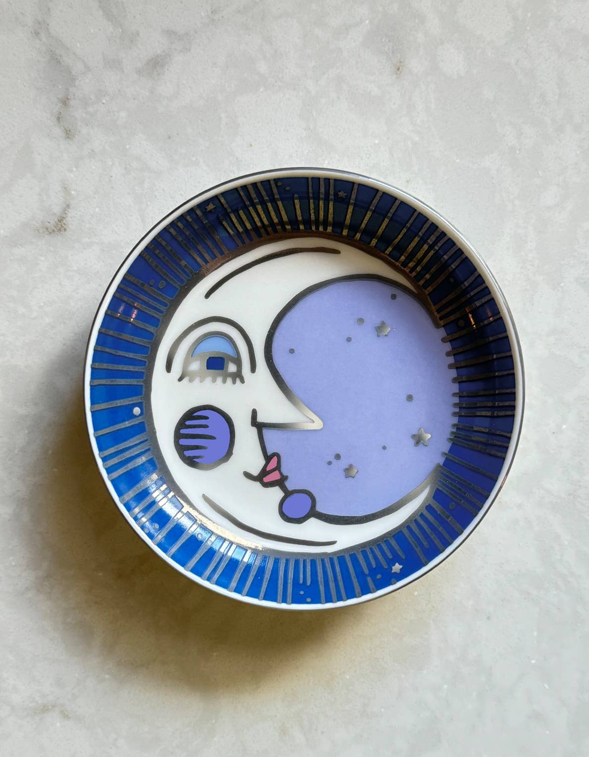 Moon Porcelain Dice Dish