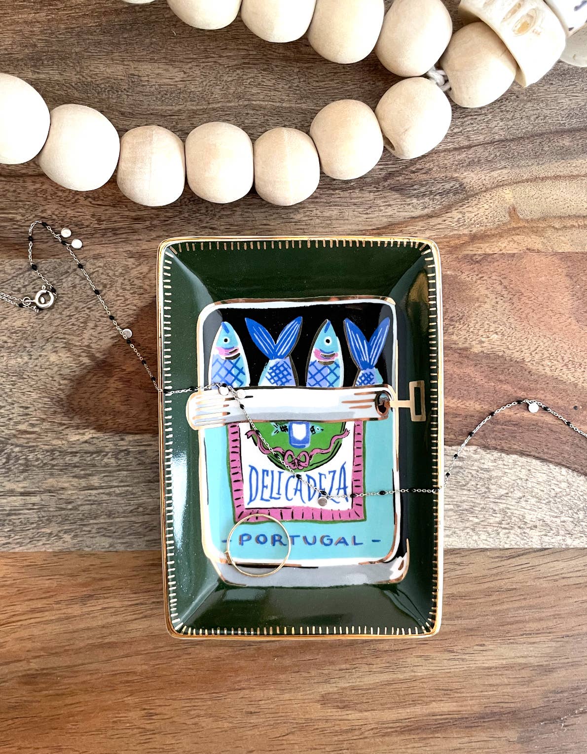 Sardines Porcelain Dice Dish