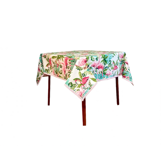Tablecloth-Flamingo Fandango