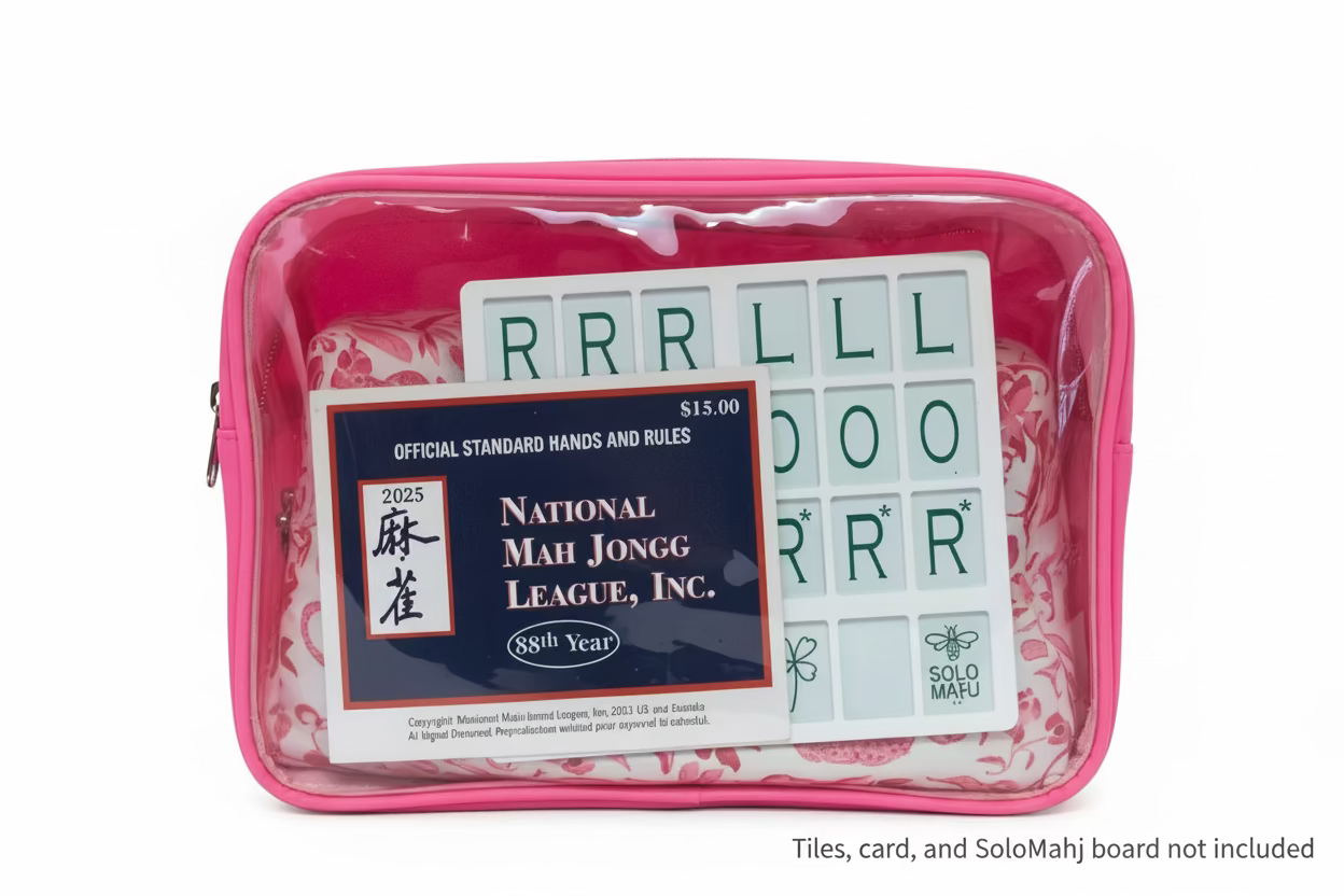 Altogether Bag – Hot Pink Mahjong Storage Bag by SoloMahj