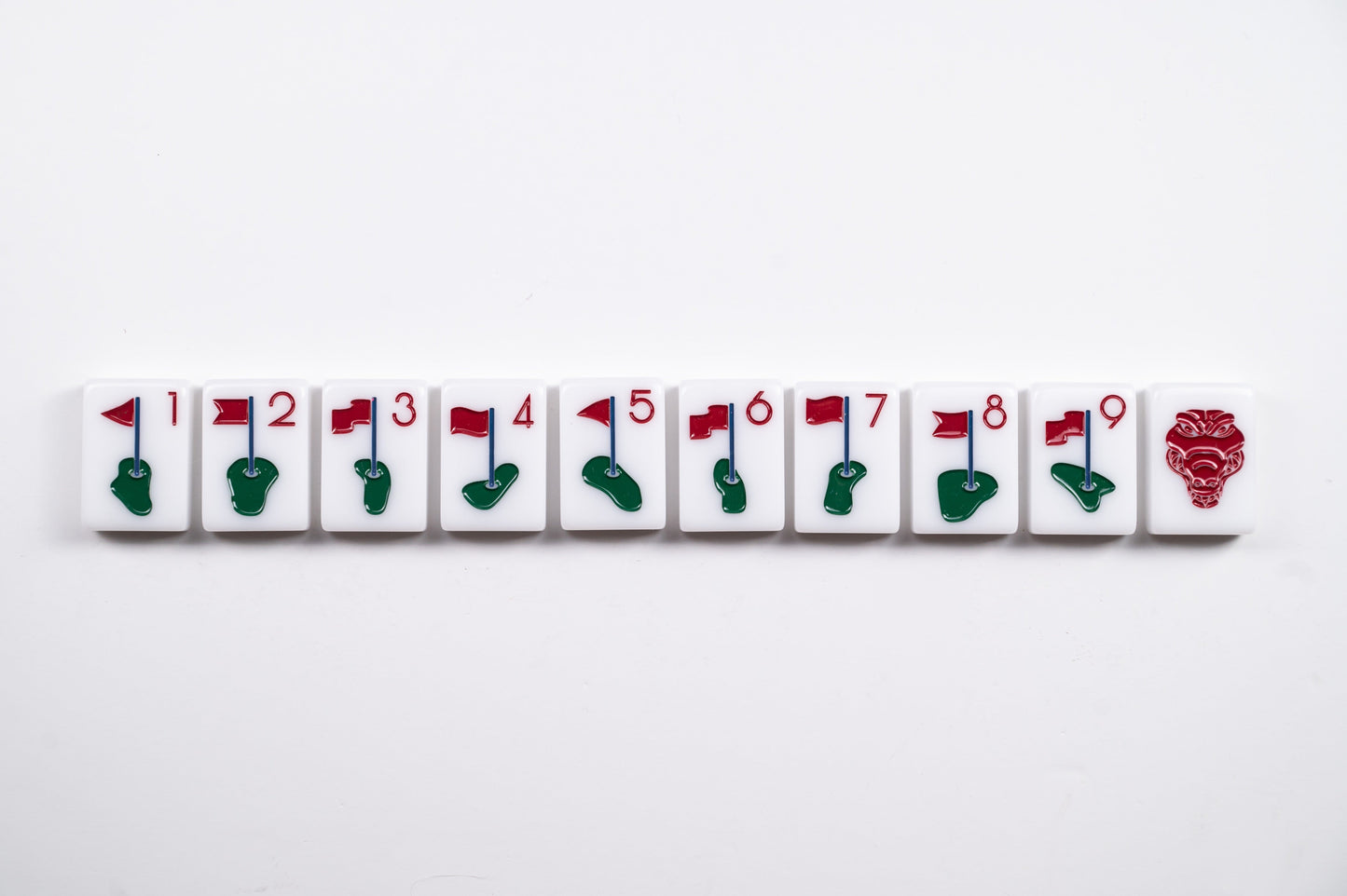 THE COUNTRY CLUB MAHJONG TILE SET-FITS THE POPPY SOLOMAHJ BOARD