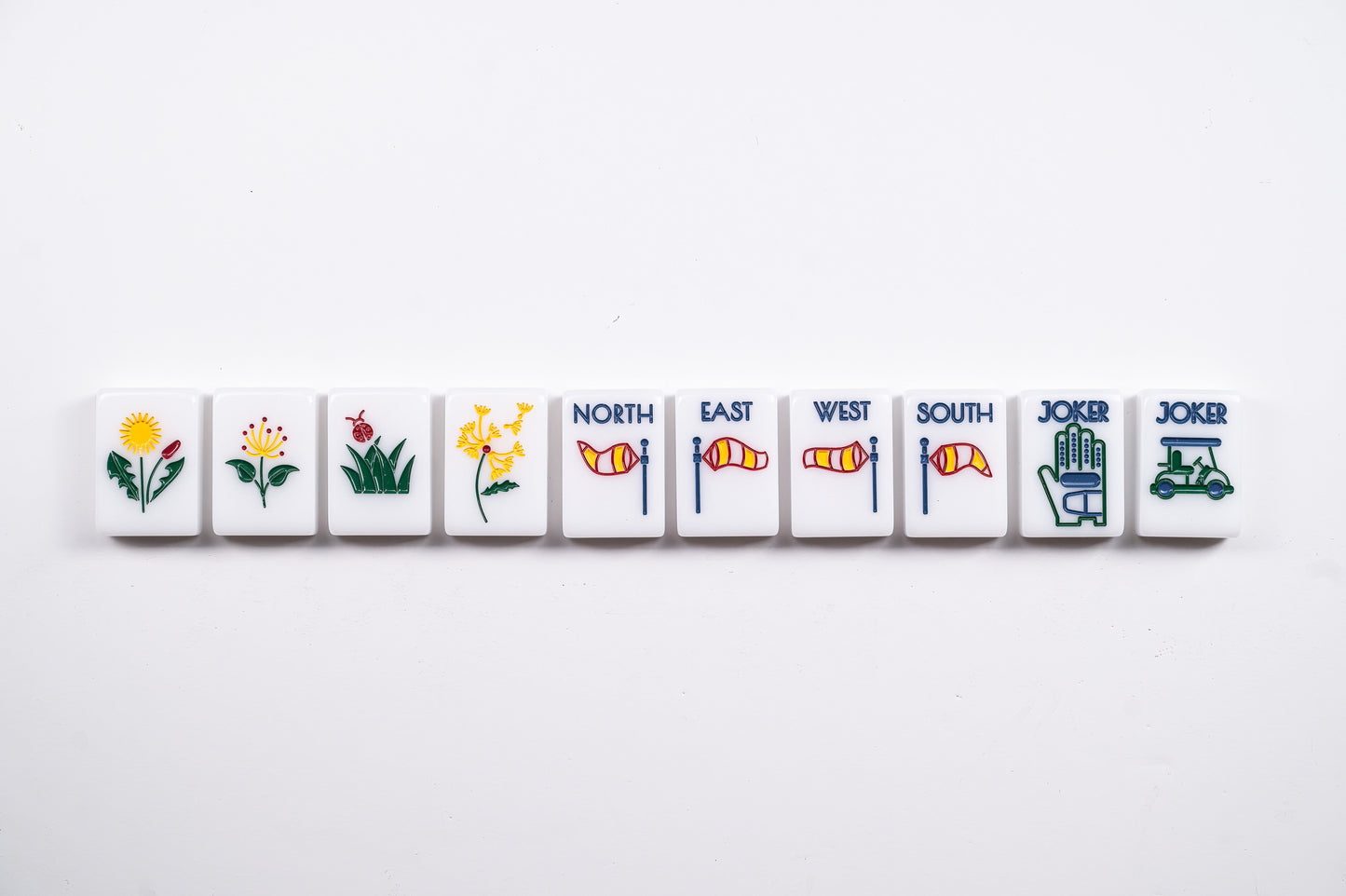 THE COUNTRY CLUB MAHJONG TILE SET-FITS THE POPPY SOLOMAHJ BOARD