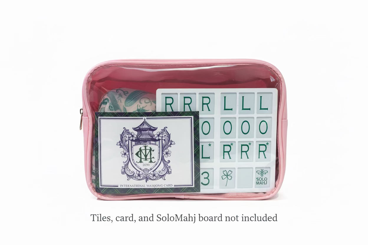 Altogether Bag – Light Pink Mahjong Storage Bag by SoloMahj