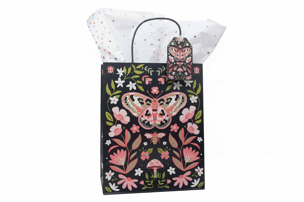 Folk Butterfly Gift Packaging Kit