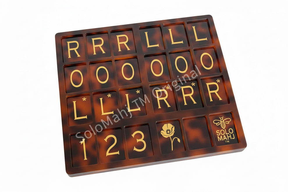 SoloMahj Poppy Board – Tortoise Special Edition | Large Tile Solitaire ...