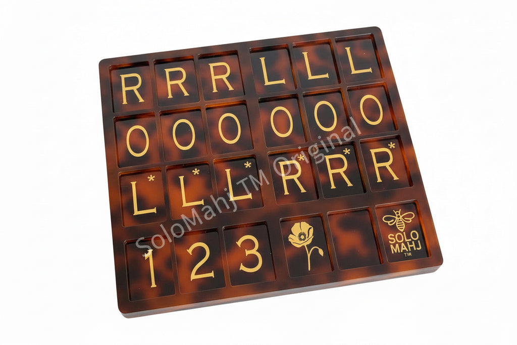 SoloMahj Poppy Board – Tortoise Special Edition (Large Tiles)