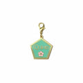 Quints Mahjong Charm – Gold Cloisonné Keepsake | SoloMahj