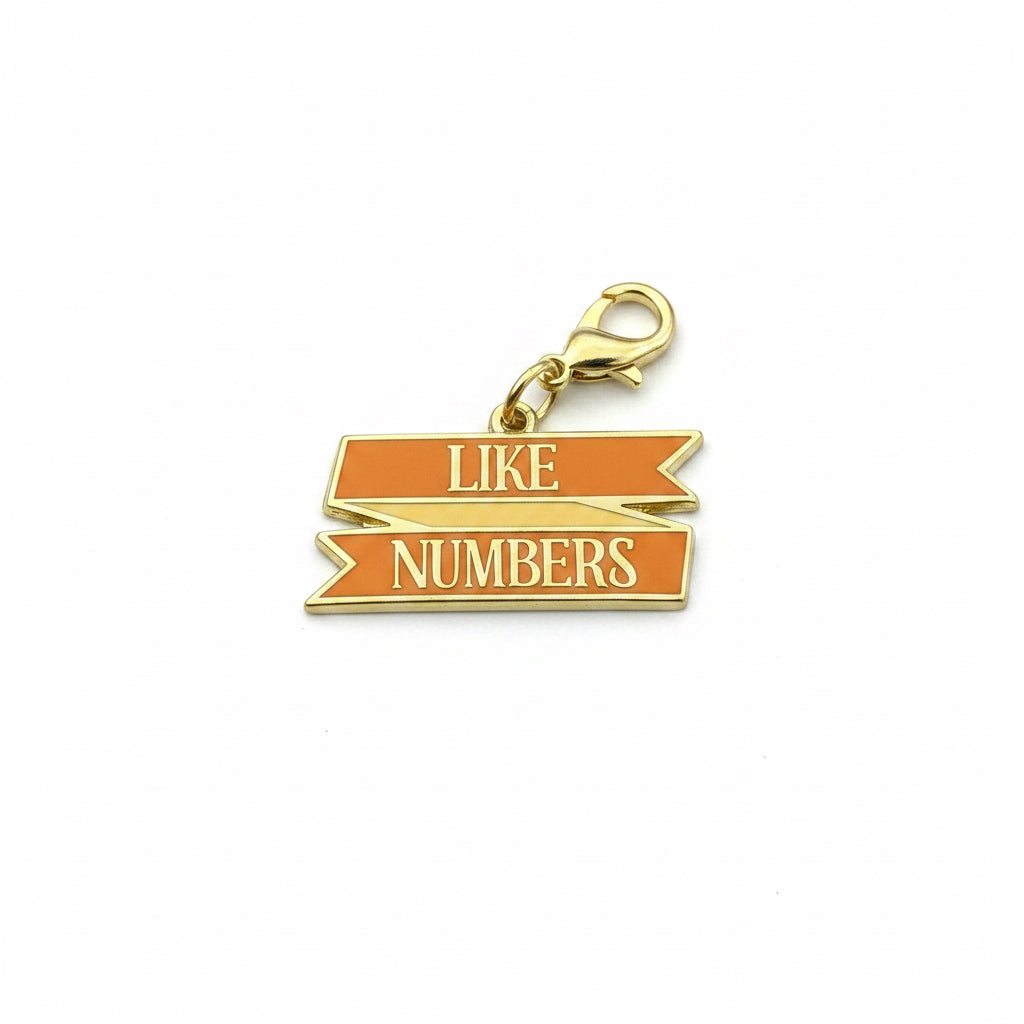 Like Numbers Mahjong Charm – Gold Cloisonné Keepsake | SoloMahj