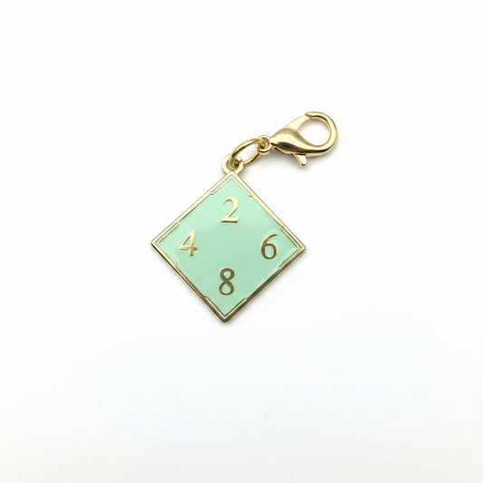 Evens 2468 Mahjong Charm – Gold Cloisonné Keepsake | SoloMahj