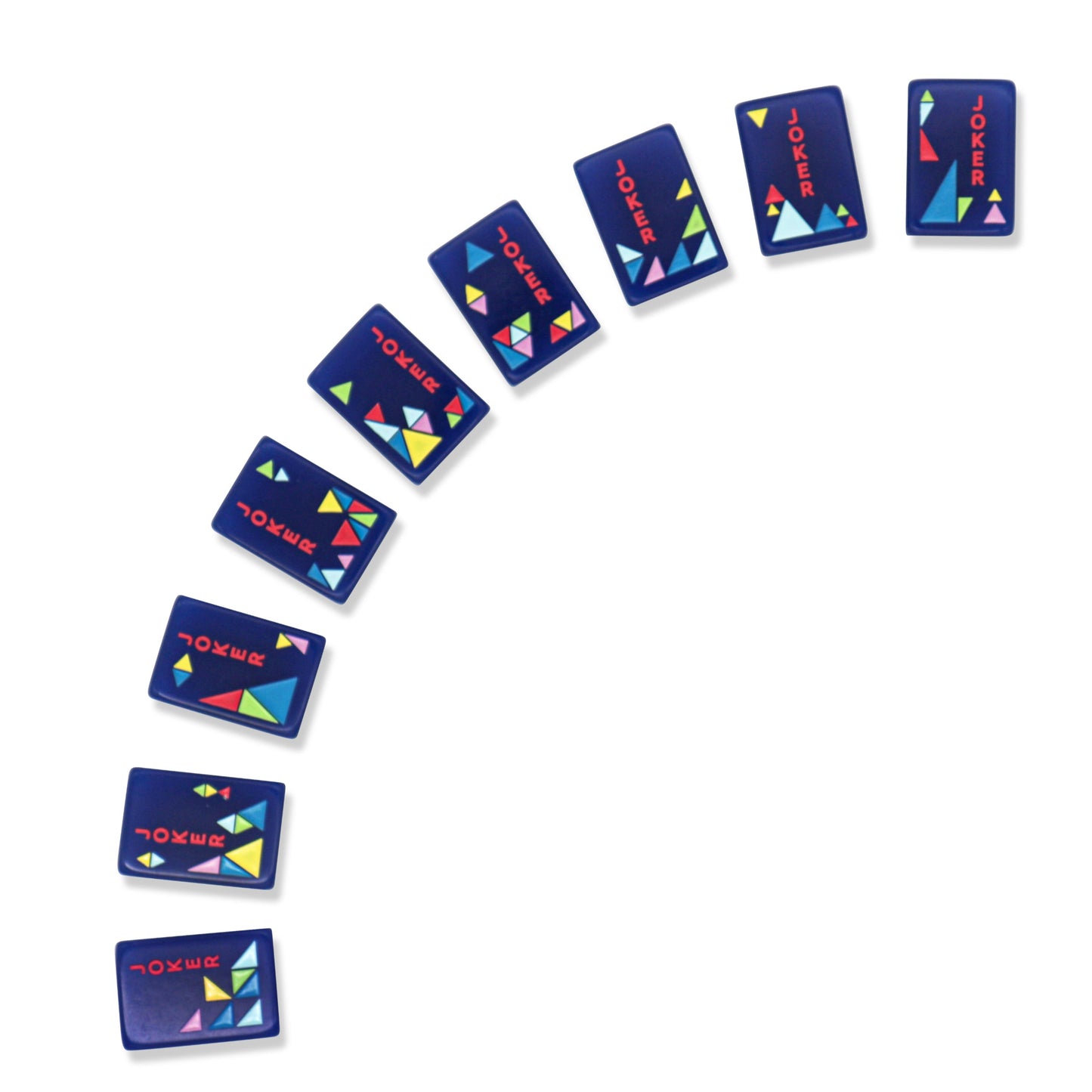 Navy Architectural Mahjong Tile Set-Fits the Poppy SoloMahj Board