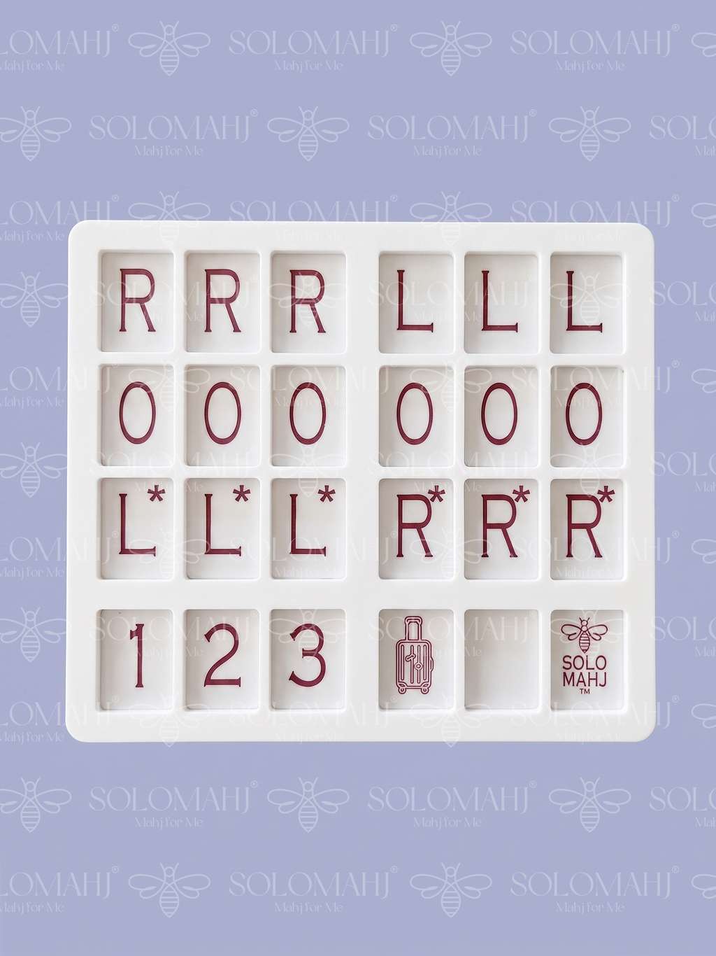 SoloMahj Weekender Board – Travel Solitaire Mahjong for Small Tiles