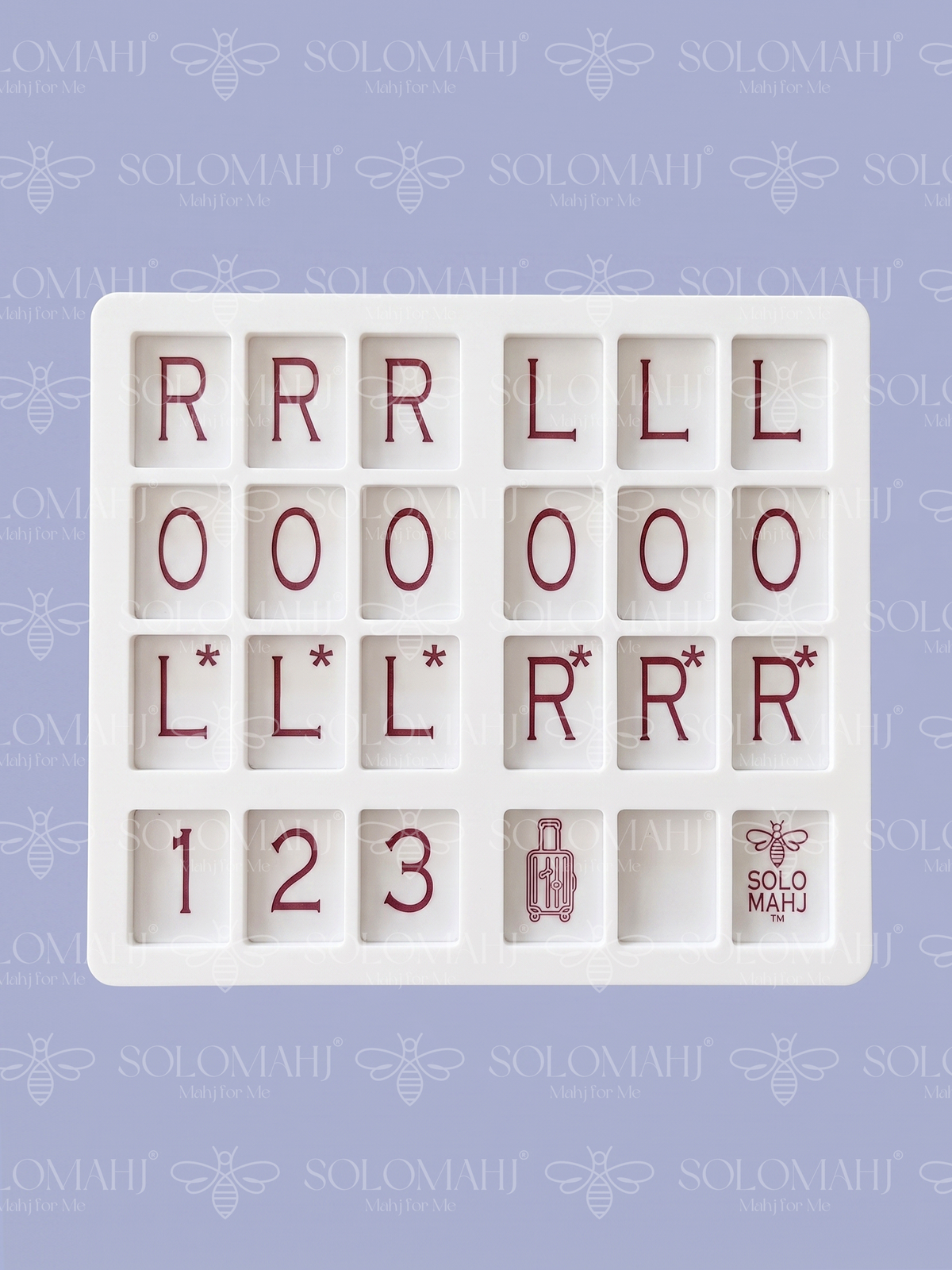 SoloMahj Weekender Board – Travel Solitaire Mahjong for Small Tiles