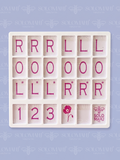 SoloMahj Poppy Board – Solitaire Mahjong for Larger Tiles Pink
