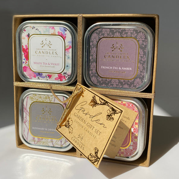 Garden Gift Set | 2-in-1 Soy Lotion Candles